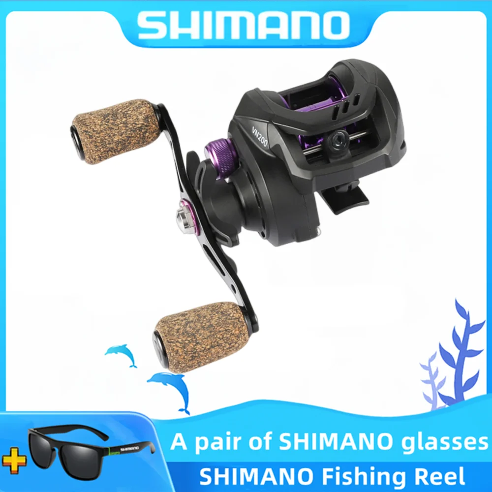 

SHIMANO New Water Drop Wheel Universal Fishing Wheel Anti explosion Line Fishing Wheel Baitcasting reel