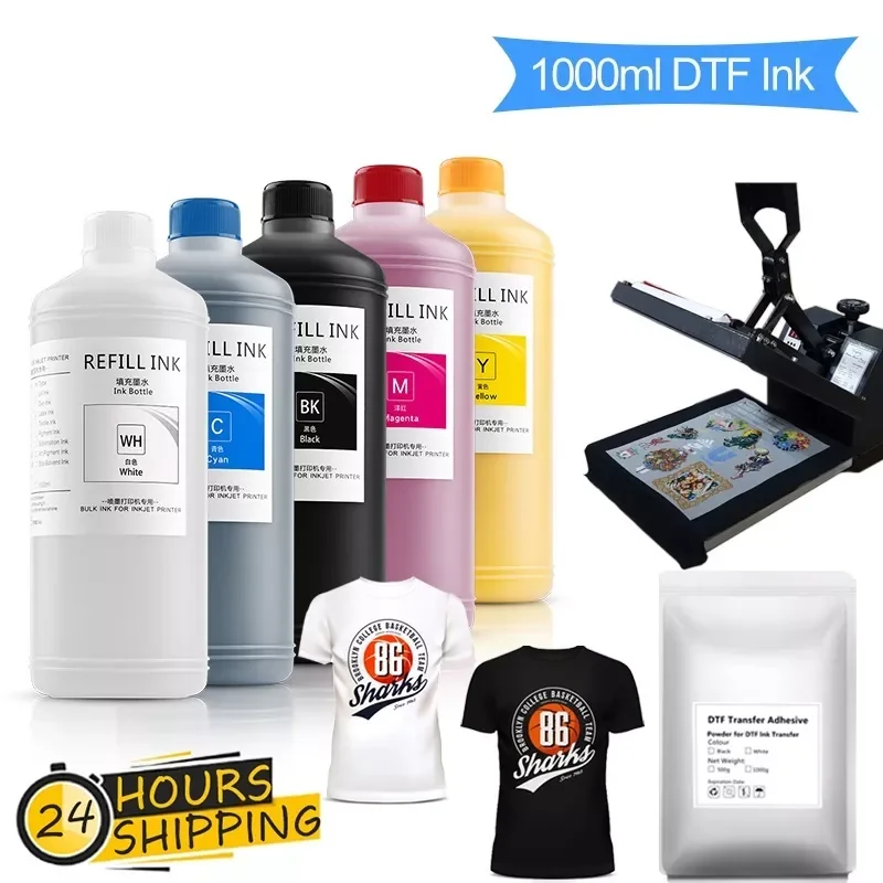 

New 1000ML/Bottle PET Film Transfer Ink For DTF Direct Transfer Film Printer For DTF Printing PET Film Printing And Transfer
