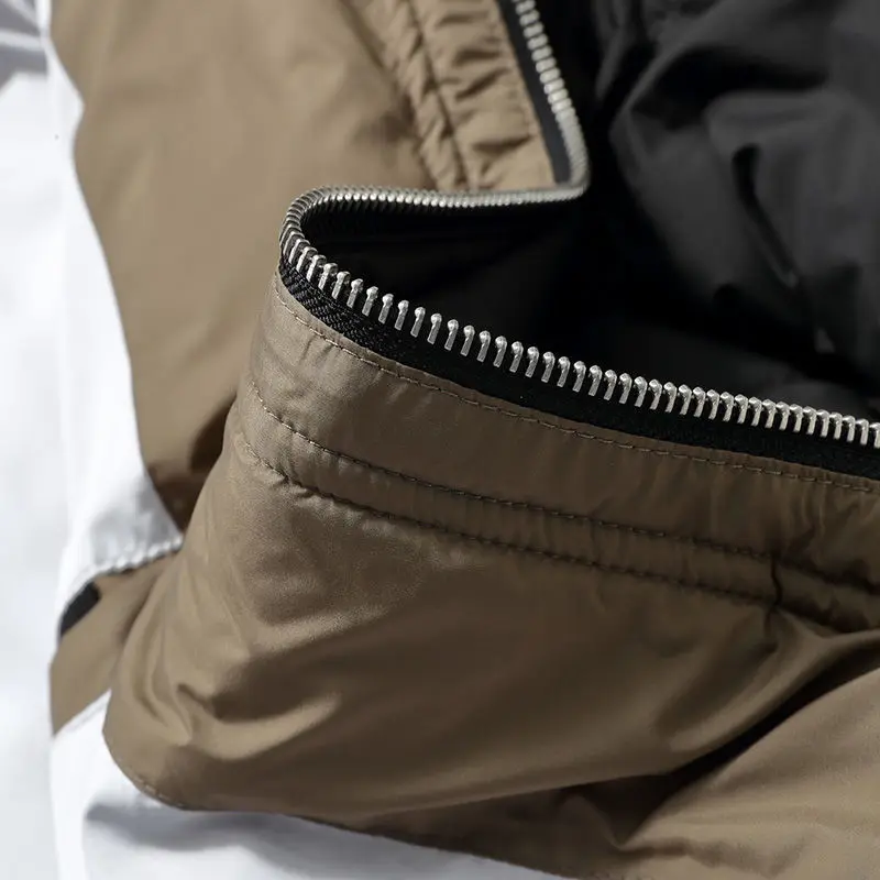 Short light down jacket men's white duck down jacket winter 2022 new trend brand youth stand-up collar slim top men's clothing