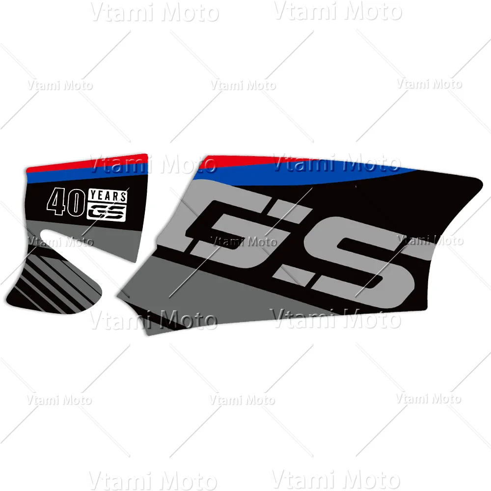 

Защитная наклейка маятника мотоцикла, наклейка для R1200 GS 2004-2012 R1200GS Adventure 2004-2013, тройной черный, 40 лет GS