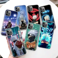 naruto kakashi coque phone case for iphone 11 pro max 12 mini 13 7 8 plus x xr xs se 2020 6 6s 5 5s apple soft cover