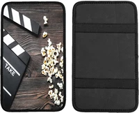 auto center console armrest cover pad movie clapboard cinema on the wooden universal fit car armrest cover cushion ma