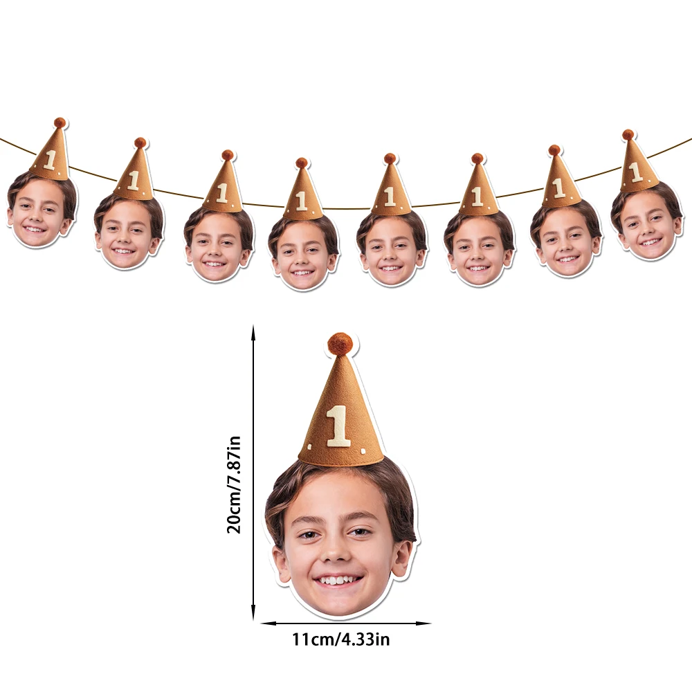 

Набор из 8 персонализированных баннеров на день рождения cyuan