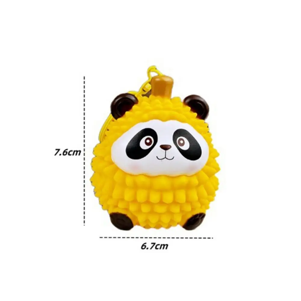 Светящийся брелок для ключей с изображением панды и животных Дуриан пластиковый