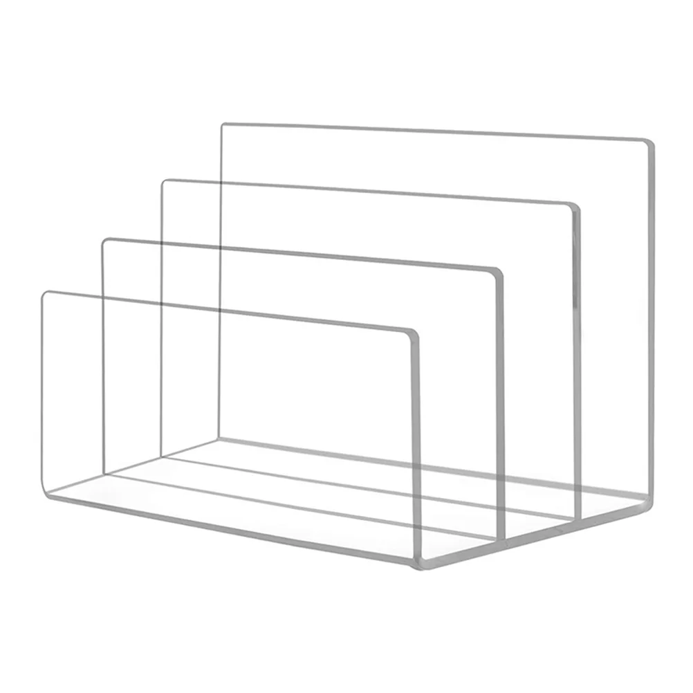 

Mail Organizer Acrylic Organizer File Folder Holder Desktop File Organizer Rack