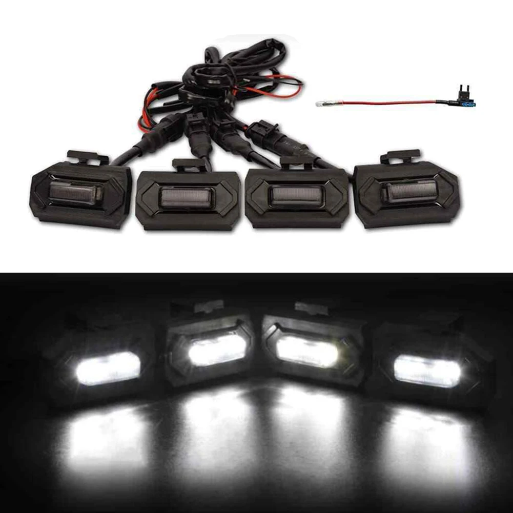 

Car Grille Light Kit For Toyota For Tacoma 2020 2021 TRD Smoke Lens LED Grille Light Kit White Light Waterproof Car Wash Safe