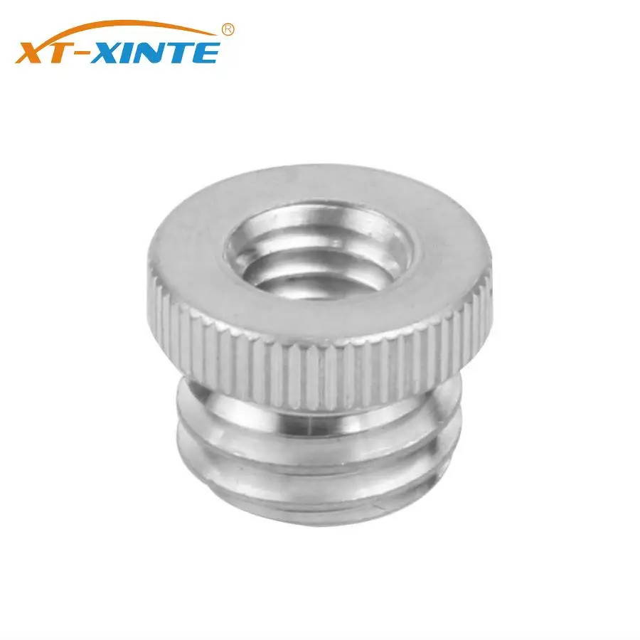 

1pc Mic Stand Adapter 1/4 to 5/8 3/8 to 5/8 Female to Male Screw Thread Adapter for Camera LCD Monitor Microphone Stand Adapter
