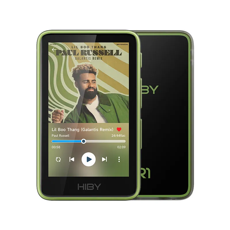 Фото HiBy R1 Haibei Портативный MP3-плеер с чистым звуком, высококачественным сенсорным экраном, поддержкой Bluetooth и карт памяти TF. №1