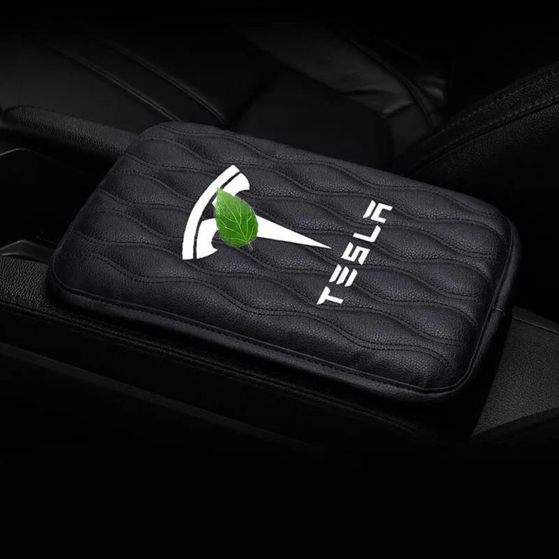 

Автомобильный подлокотник, кожаный чехол для Tesla Model 3, модель Y, центральный контроллер, защитная накладка, Сменные аксессуары для интерьера ...