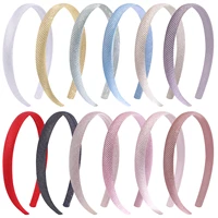 12 pcset 1 5cm solid color width headband simple hairband diy hair hoop wash face or party hair accessories headwear wholesale