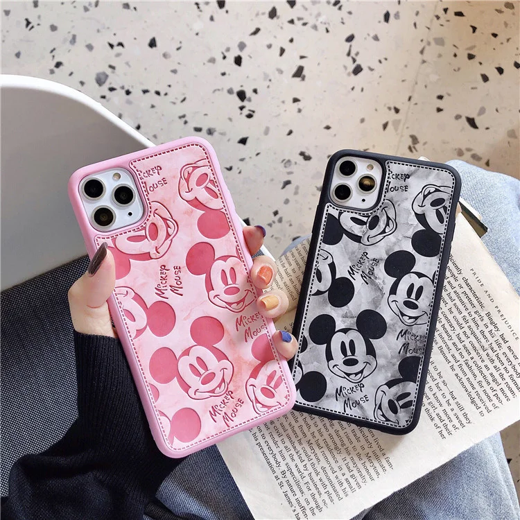 

2021 Disney for Iphone 6/6s/7/8 Plus x Xsmax Xr Iphone11/12 Pro Max Retro Style Girl Couple Creative Phone Case