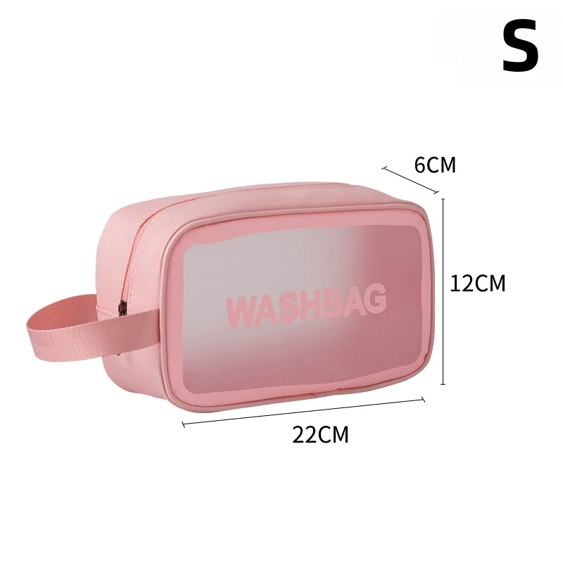 

Портативная прозрачная водонепроницаемая сумка для косметики
