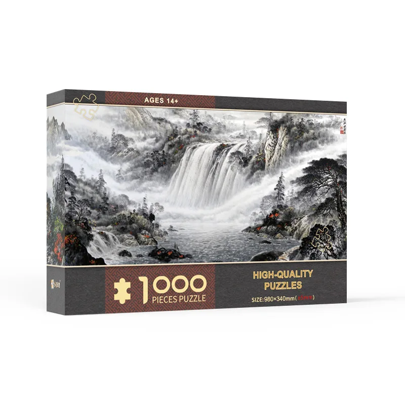 

Puzzle 1000 Pieces For Adults China Ancient Old Master Painting Museum Collection Paper Jigsaw High Quality 98x34cm Long Gifts