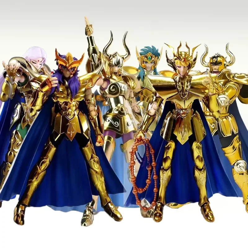 Фото Металлическая фигурка Metal Club MC Model Saint Seiya Myth Cloth EX: Рыцари Зодиака (Овен Му, Рыбы Афродита, Телец Альбедоран, Водолей Камю) №2