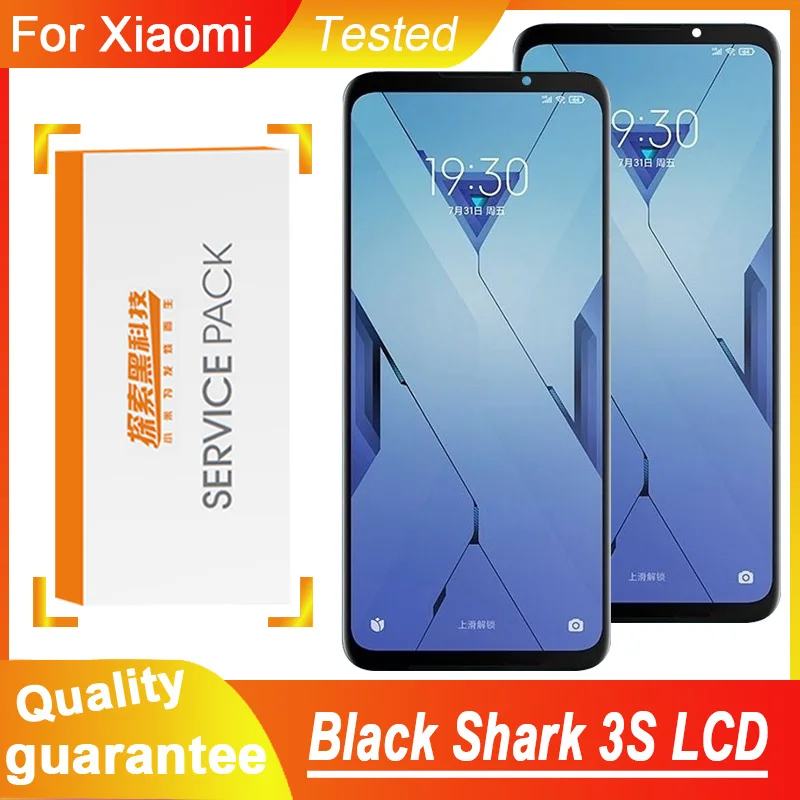 100% протестированный AMOLED 6 67 ''для Xiaomi Black Shark 3S ЖК-дисплей экран дигитайзер в