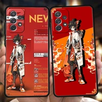 anime aak arknights phone case for samsung galaxy a51 a71 a32 a52 m31 m21 m22 5g 2021 note 10 20 a01 a11 a21s a31 a41 soft shell