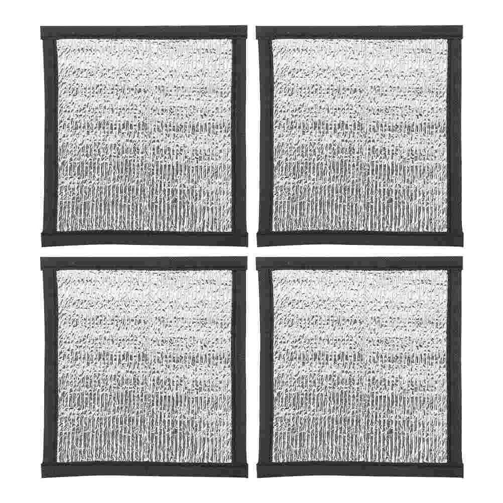 

4pcs Durable Reptile Comfortable Warm Reflective Film Heating Pad Warm Pad