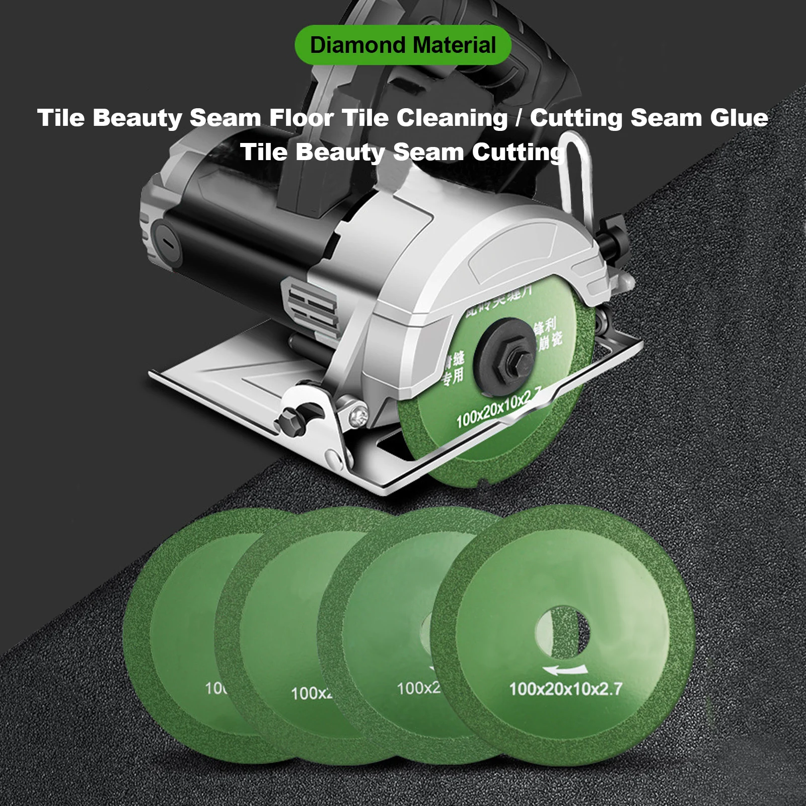 Ultra-thin Diamond Saw Blade 100mm Thin Cutting Disc for Angle Grinder Tiles Marble Glass Cutting Blades Cutting Processing