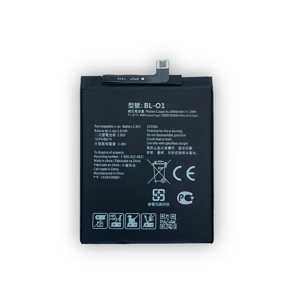 new 3000mah 3 85v bl 01 battery for lg k20 2019 k8 bl o1 mobile phone battery high quality replacement battery lithium battery free global shipping