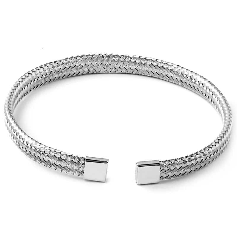 

New Stainless Steel Bangle with Adjustable Unisex Bracelets