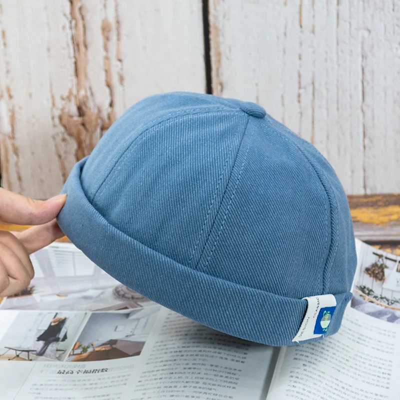 Винтажная шапка Docker для мужчин Повседневная в стиле хип-хоп женские хлопковые