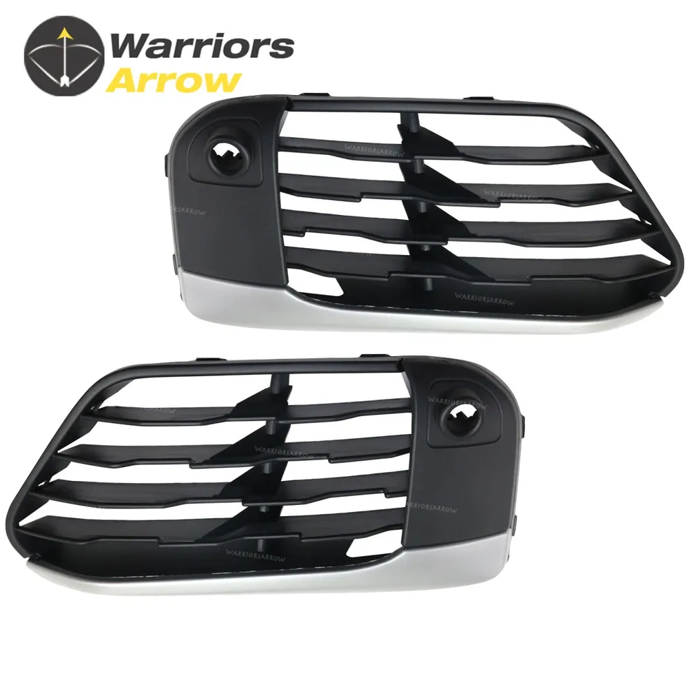 Pair Front Left Right Side Bumper Outside Grille Plastic 51117453987 51117453988 For BMW F48 X1 2016-2019