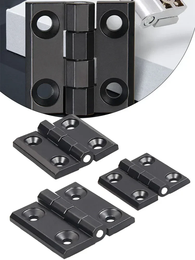Петли для стыковых дверей металлические черные петли шкафов алюминиевая коробка