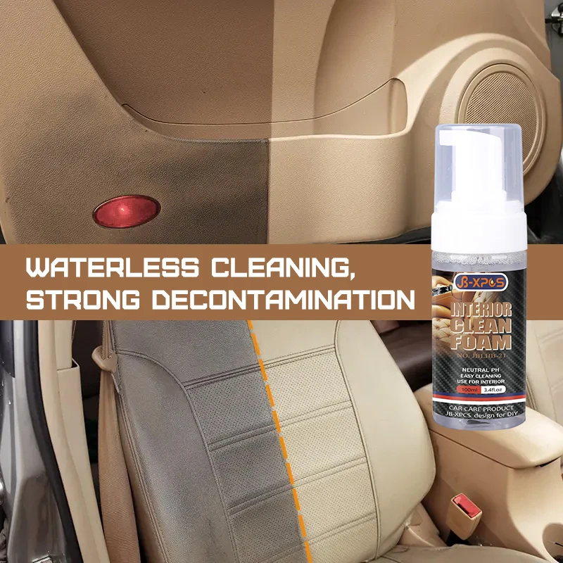

Car Interior Leather Clean Multifunctional Foam Cleaner Car Interior Strong Decontamination Ceiling Seat Clean
