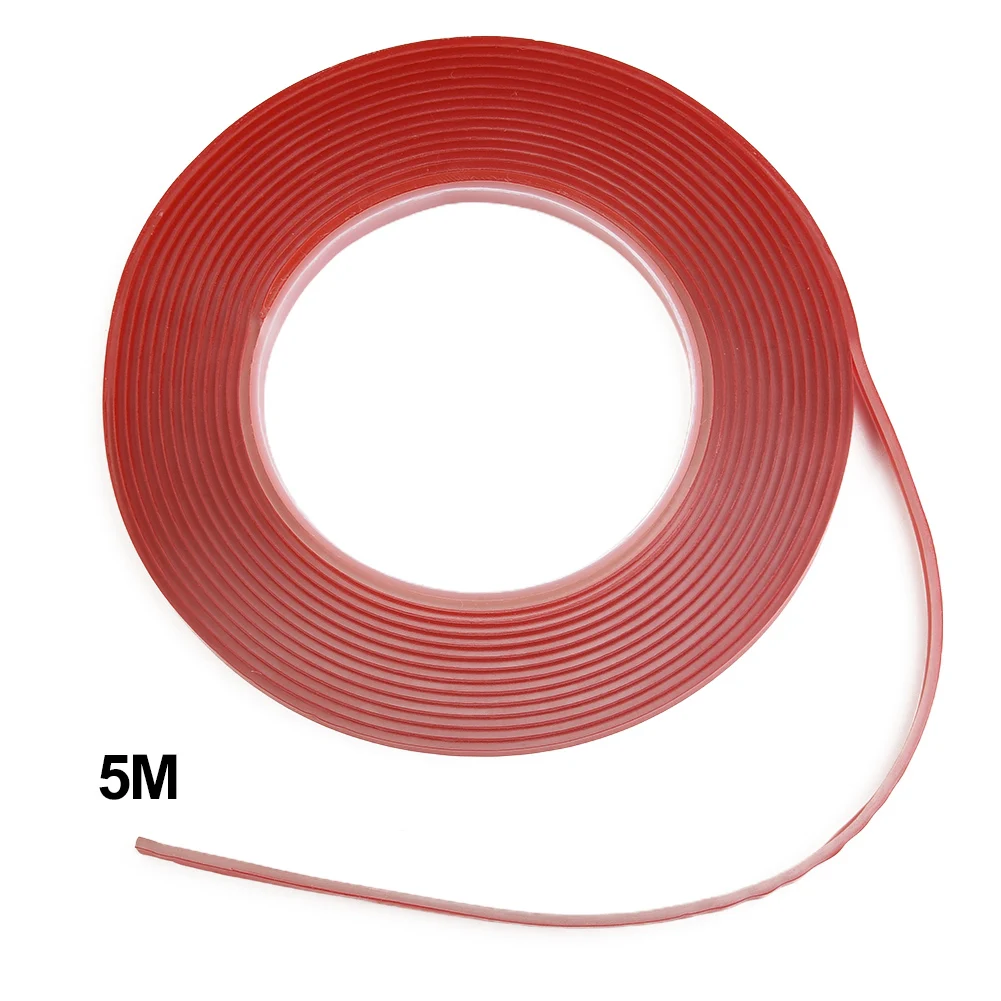 

Adhesive Tape Sealing Lip For Glass Base Plate Glass Floors Oven Panels Silicone Transparent 1pc 5M Length 6mm Width