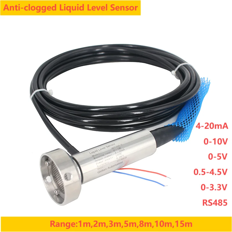 Датчик уровня жидкости 0-10 В 4-20 мА