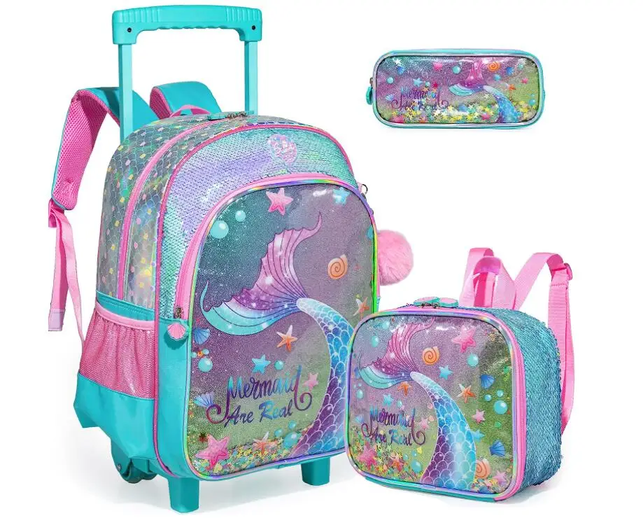 Handbag Rolling Luggage Suitcase For Girls
