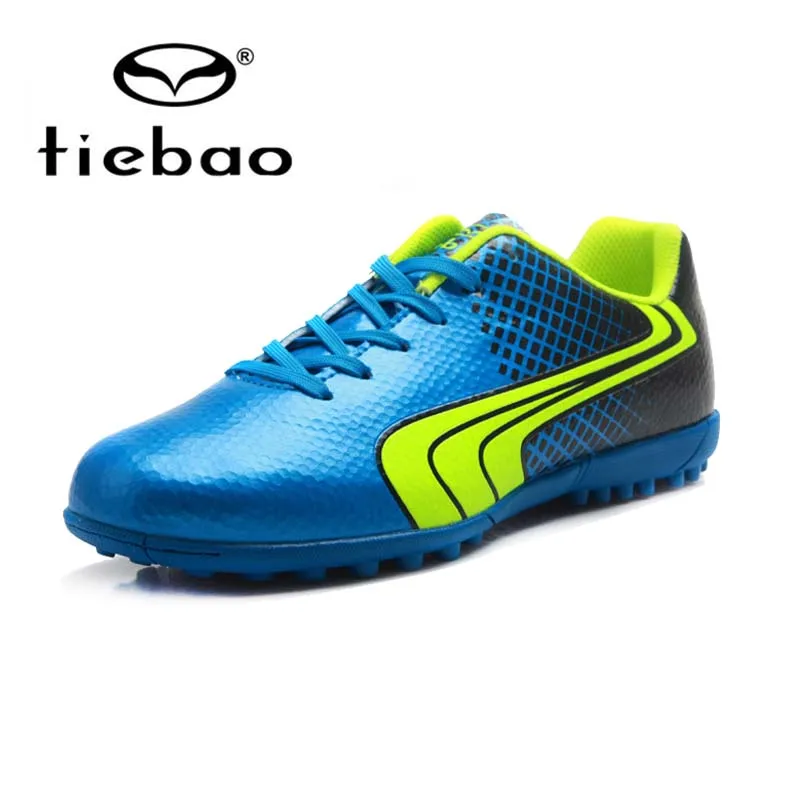 

TIEBAO Professional Soccer Shoes Men Women Kids Rubber Soles Football Boots TF Turf Athletic Parent-kid Training Shoes EU30-45