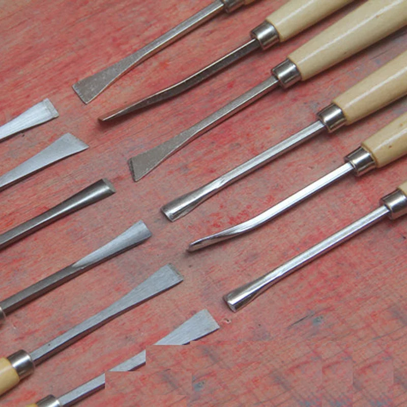 6 шт. ручное долото для резьбы по дереву набор инструментов плотники Profess резак