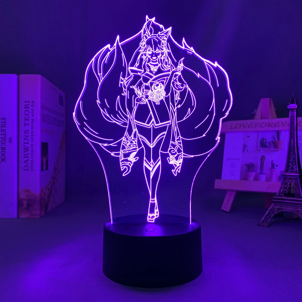 

Светодиодная лампа Ahri Spirit Blossom для детской спальни, декоративный светильник для детей, подарок на день рождения, украшение для дома на батар...