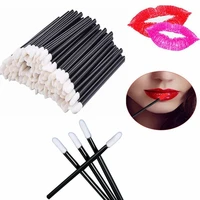 100 pack disposable lip brush eyelash makeup brush eyelash extension mascara applicator lipstick makeup eyelash replacement tool