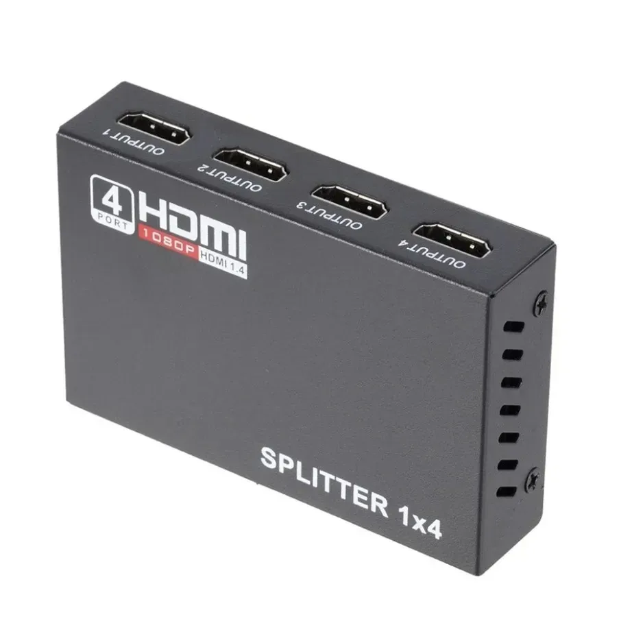 HDMI-совместимый разветвитель конвертер 1 в 4 выхода HD