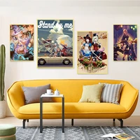 little witch academia classic movie posters wall art retro posters for home stickers wall painting