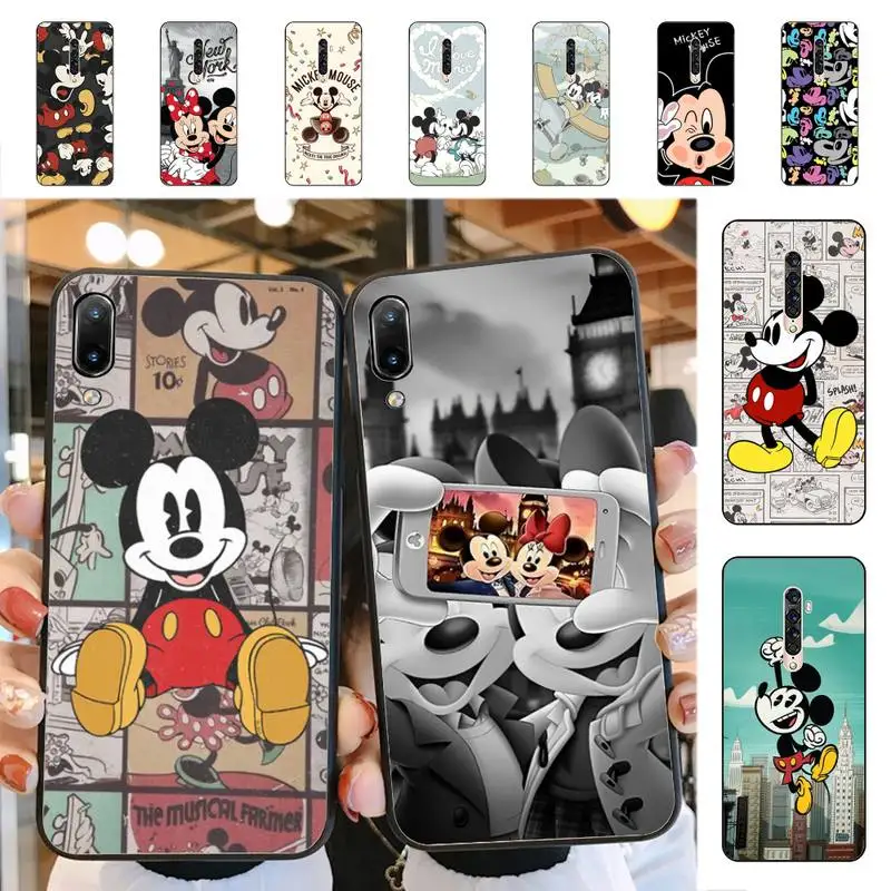 

Disney Mickey Mouse Phone Case for Vivo Y91C Y11 17 19 17 67 81 Oppo A9 2020 Realme c3