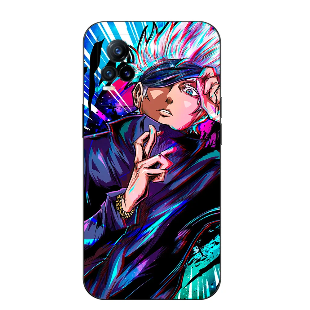 Черный чехол ТПУ для Vivo V5 V5S V7 V9 Youth V11 V11i V15 V17 NEO V20 E V21 V21E V23 V23E PRO 4G 5G японское крутое