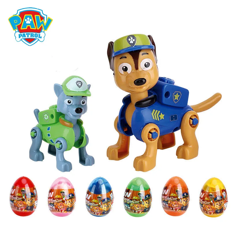 

Anime PAW Patrol Chase Capsule Toy Transforming Eggs Set Cartoon Action Toy Boys and Girls Decoration Children Christmas Gifts