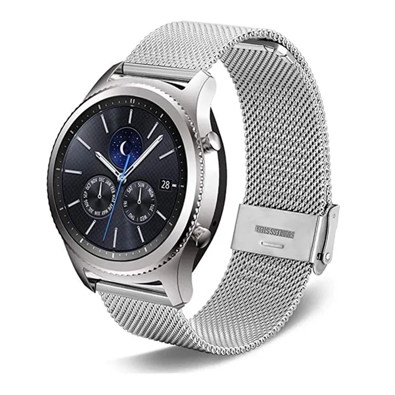 

20mm-22mm Metal strap for Samsung Galaxy Watch 4 classic 42mm/46mm net buckle bracelet For Samsung Galaxy watch 3 45mm band
