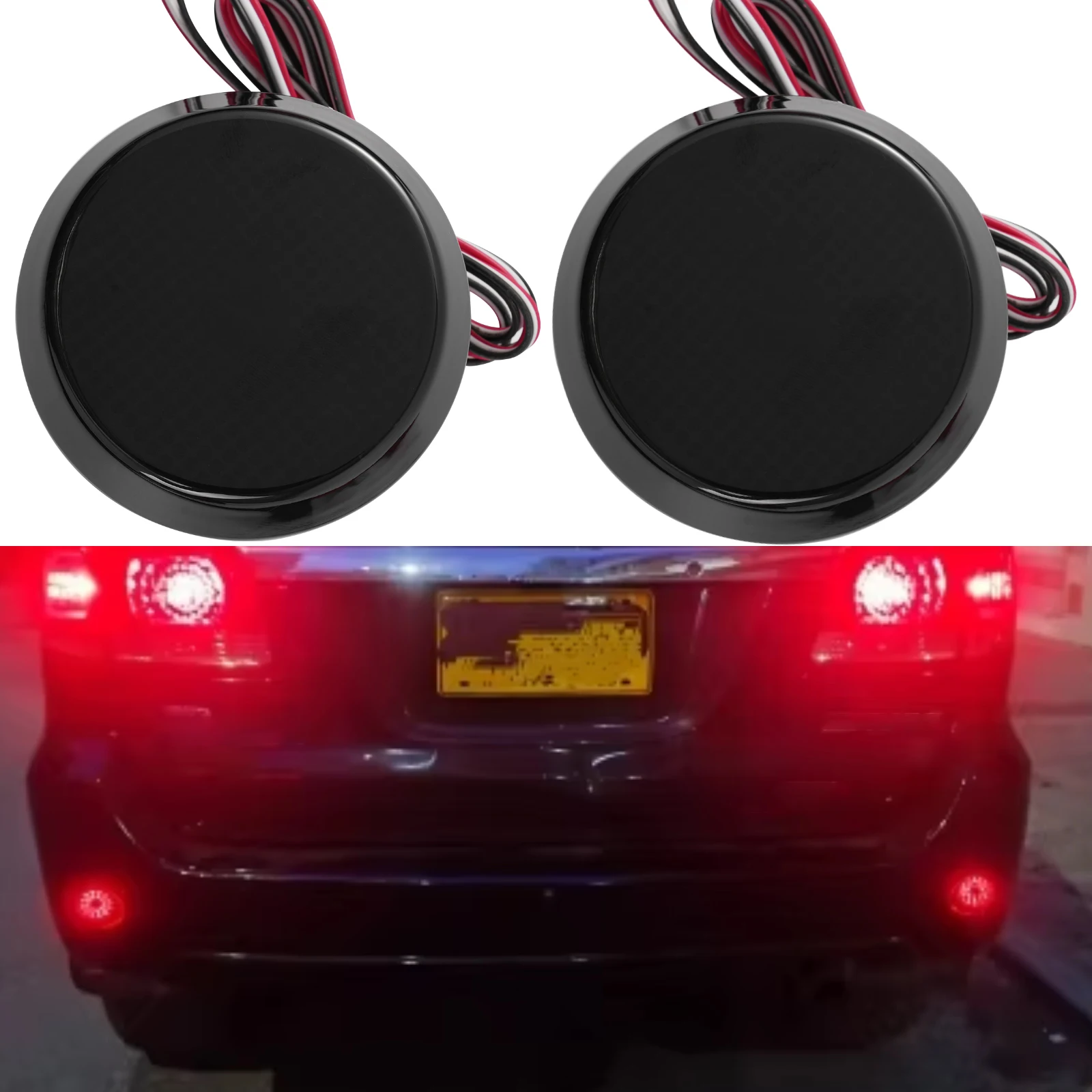 

Для Toyota Corolla 2007-2010 светодиодный отражатель заднего бампера, задний ходовой стоп-сигнал для Nissan Qashqai J10 Nissan, аксессуары