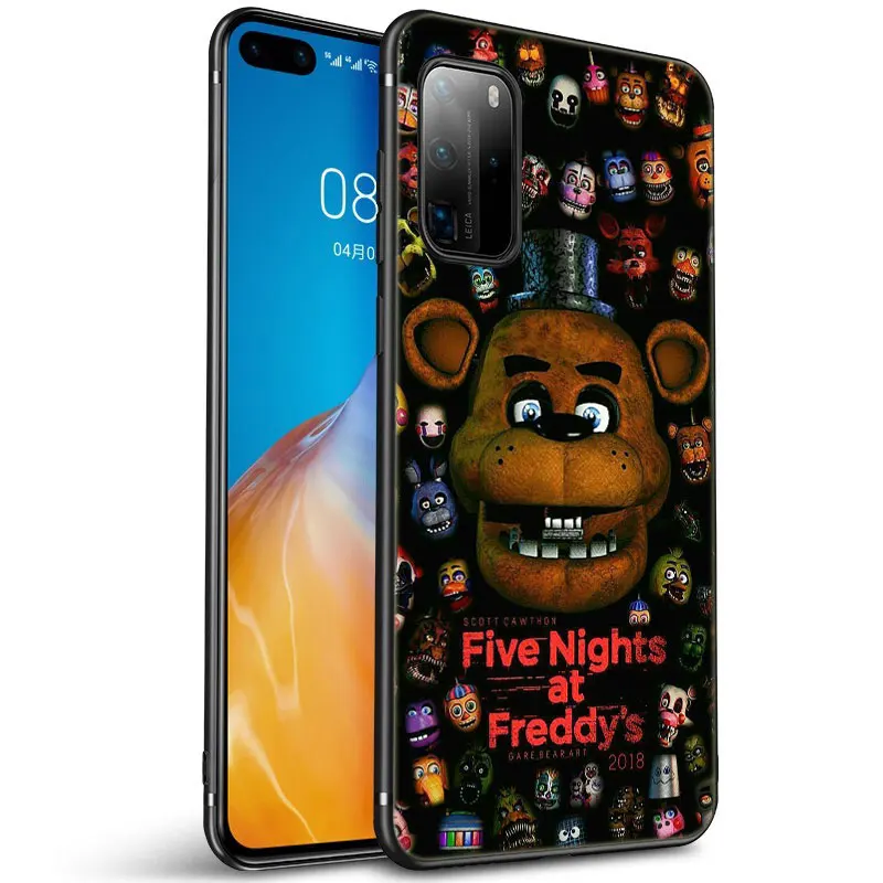 Fnaf Animatronics пять ночей чехол для Samsung Galaxy S22 S21 Ultra S20 FE S8 S9 S10E S10 Plus Lite A9 2018 черный