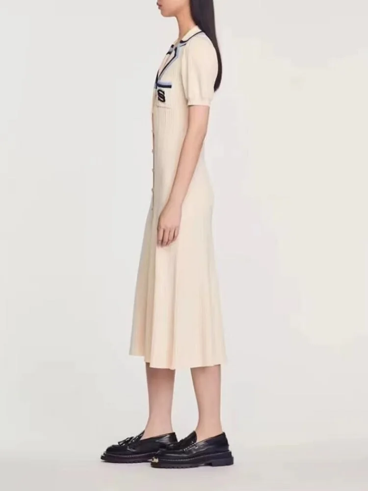 Женское длинное трикотажное платье элегантное облегающее эластичное с