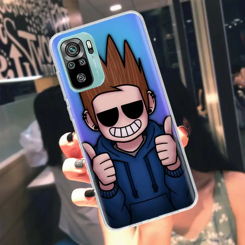 Чехол для телефона с аниме Eddsworld Xiaomi Redmi Note 11 Pro 5G 10S 11S 4G 11T 11E 10 9T 9 9S 8 8T 7 6 5 5A мягкий
