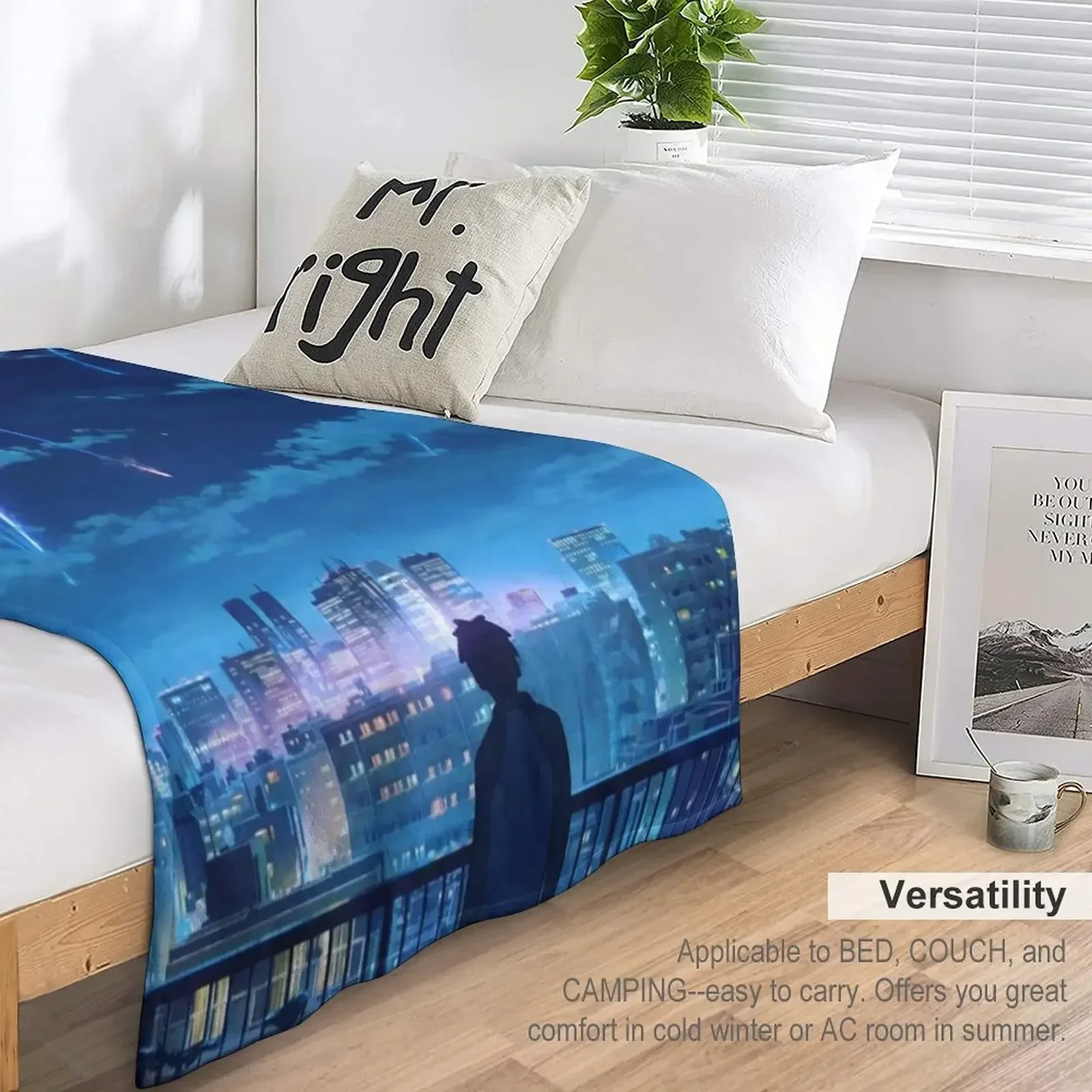 kimi no na wa // your name Taki Stars Балконное одеяло Спальный мешок Мягкие одеяла