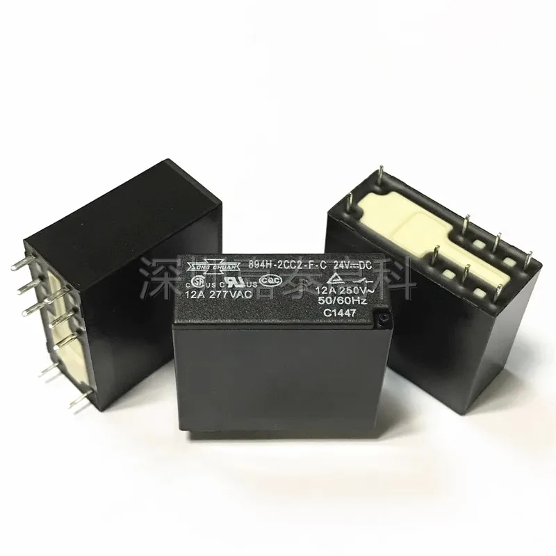 100% NewOriginal Power Relay 8PINS 12A 12VDC 894H-2CC2-F-C 894H-2CH2-F-C 894H-2CC2-F-C-12VDC 894H-2CH2-F-C-24VDC |