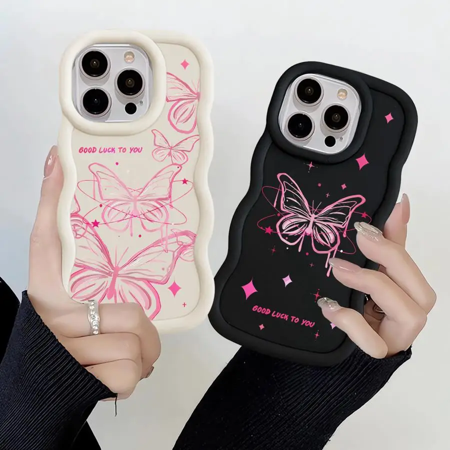 Ретро Чехол С Рисунком бабочки для Vivo Y03 Y20i Y21S Y20S Y20 Y02 Y15S Y16 Y17S Y18 Y21A Y21 Y22S Y27 Y28 Y33S 4G