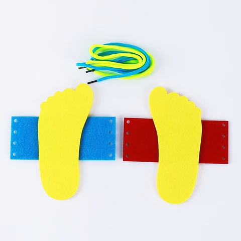Обучающие ботинки на шнуровке для детей, умные деревянные шнурки для раннего развития, обучающие игрушки для начинающих ходить детей