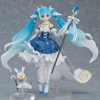 10th anniversary anime 15cm figma ex 054 hatsune miku snow miku 2019 pvc statue collectible gifts figure model toys gifts